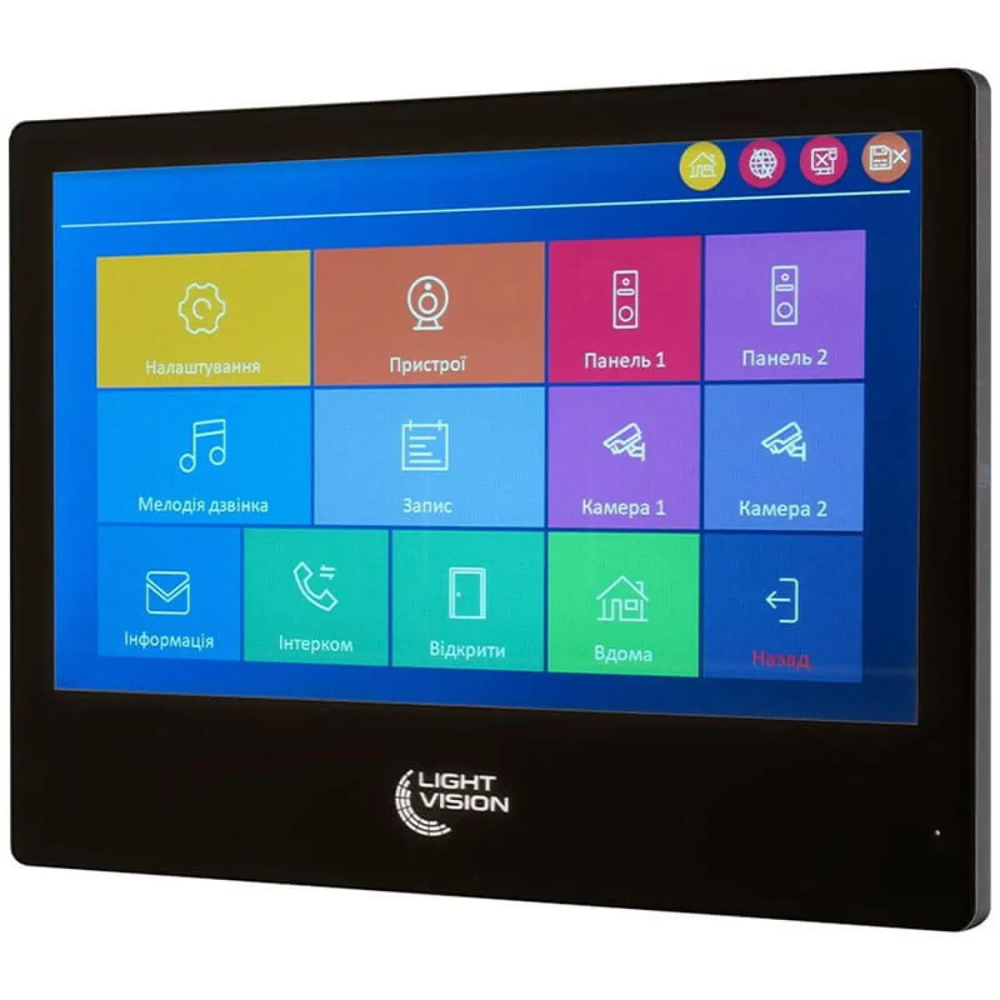 Відеодомофон 10" WiFi Tuya Light Vision Singapore (AI) FHD Black - Фото 1